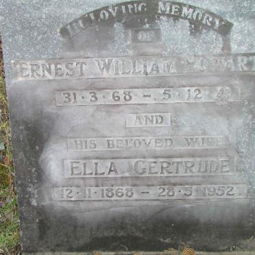 HOWARTH Ernest William 1868-1941 &amp; Ella Gertrude 1868-1952