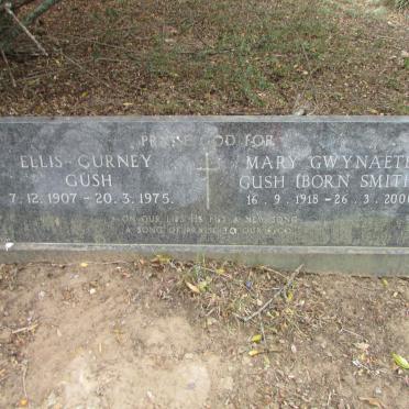 GUSH Ellis Gurney 1907-1975 &amp; Mary Gwynaeth SMITH 1918-2000