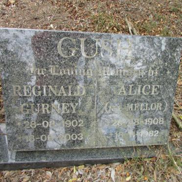 GUSH Reginald Gurney 1902-2003 &amp; Alice MELLOR 1908-1982