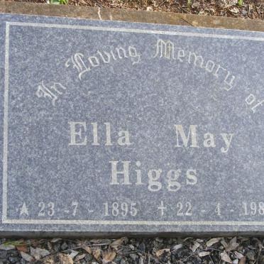 HIGGS Ella May 1895-1988