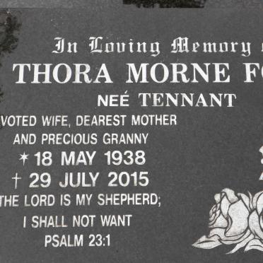 FORD Thora Morne nee TENNANT 1938-2015