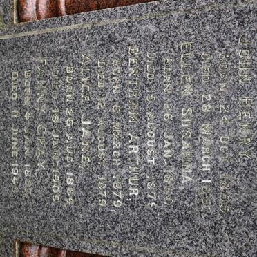 FORD John 1823-1884 &amp; Eliza GRAY 1832-1915