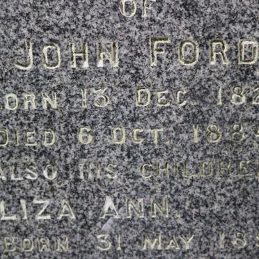 FORD John 1823-1884