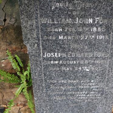 FORD William John 1850-1913 :: FORD Joseph Edward 1863-1907