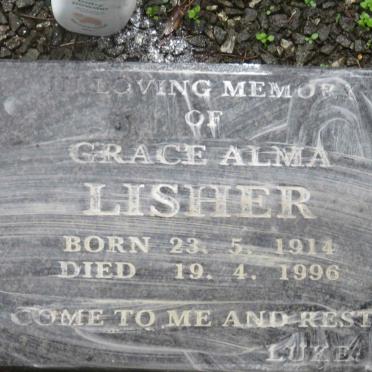 LISHER Alfred Lester 1906-1988 &amp; Grace Alma 1914-1996