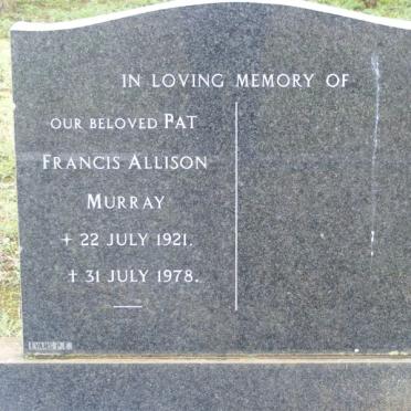 MURRAY Pat Francis Allison 1921-1978