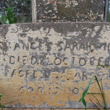 Eastern Cape, ALBANY district, Koodoo Kop 211, Trompettersdrif, farm cemetery