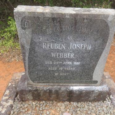 WEBBER Reuben Joseph -1951