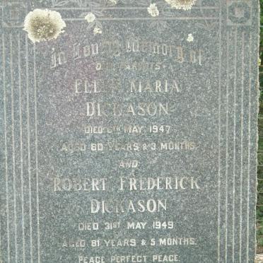 DICKASON Ellen Maria -1947 :: DICKASON Robert Frederick -1949