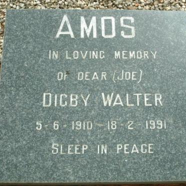 AMOS Digby Walter 1910-1991