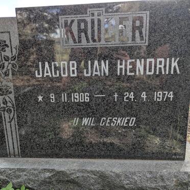 KRUGER Jacob Jan Hendrik 1906-1974