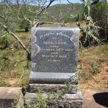 LONG John 1839-1926