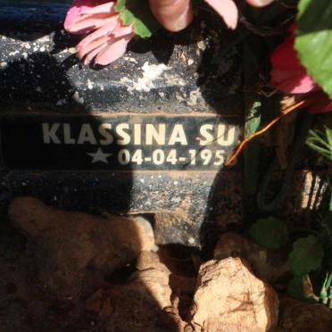 JACOBS Klassina Susanah 1956-2017