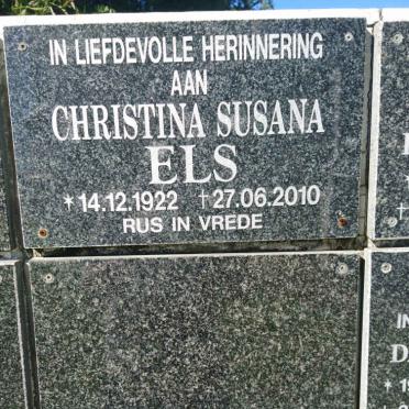 ELS Christina Susana 1922-2010