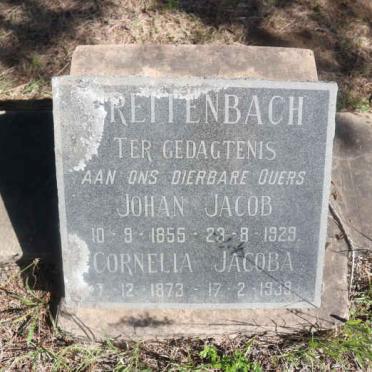 BREITENBACH Johan Jacob 1855-1929 &amp; Cornelia Jacoba 1873-1939