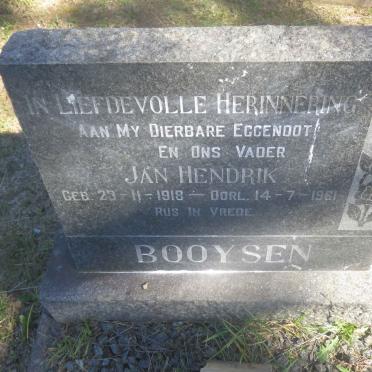 BOOYSEN Jan Hendrik 1918-1961