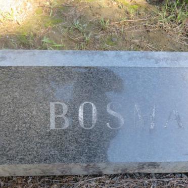 BOSMAN Samuel Stegman 1915-1974 &amp; Annie Helena 1912-1978 