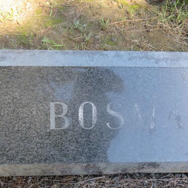 BOSMAN Samuel Stegman 1915-1974 &amp; Annie Helena 1912-1978 
