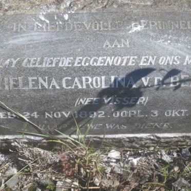 BERGH Helena Carolina, v.d. nee VISSER 1892-1947