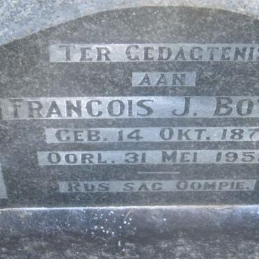 BOTHA Francois J. 1873-1959