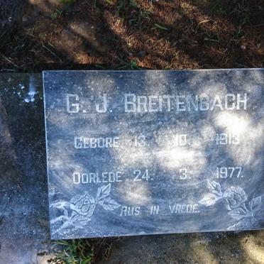 BREITENBACH G.J. 1913-1977