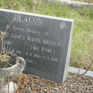 DEACON Alfred James 1903-1956 &amp; Mavis Arthur PYNE 1900-1985