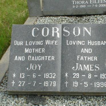 FOXCROFT Dudley Curtis 1900-1973 &amp; Thora Eileen 1910-2006 :: CORSON James 1925-1996 &amp; Joy 1932-1979