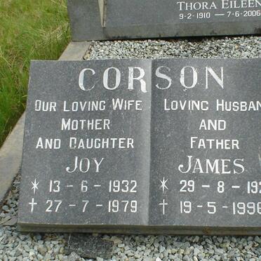 FOXCROFT Dudley Curtis 1900-1973 &amp; Thora Eileen 1910-2006 :: CORSON James 1925-1996 &amp; Joy 1932-1979
