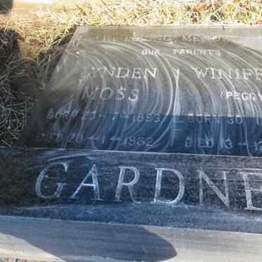 GARDNER Lynden Moss 1893-1982 &amp; Winifred 1892-1982