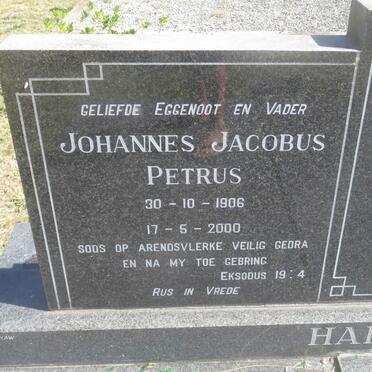 HARTMAN Johannes Jacobus Petrus 1906-2000 &amp; Daphne Isabella LOOCK 1909-1994