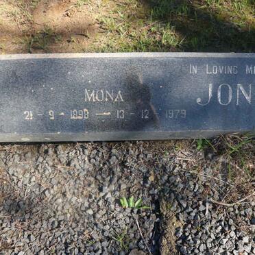 JONES Ray 1887-1973 &amp; Mona 1898-1979