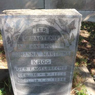 KROG Johanna Marthina nee ENGELBRECHT 1886-1956