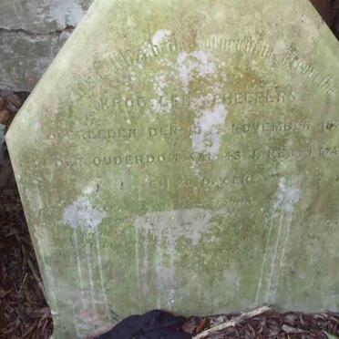 KROG Elsje Elizabeth Coenradina Frederika nee SCHEEPERS -1877