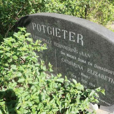 POTGIETER Johan Jacob 1908-1974 &amp; Catharina Elizabeth 1914-1990