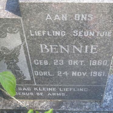 RENSBURG Bennie, van 1960-1961