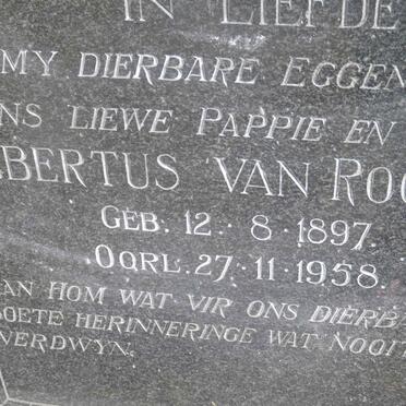 ROOYEN Albertus, van 1897-1958 &amp; Killa 1896-1979