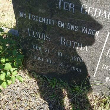 ROOYEN Louis Botha, van 1900-1965 &amp; Isabella Elizabeth BOSCH 1903-1973