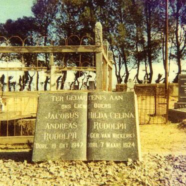 RUDOLPH Jacobus Andreas -1947 &amp; Hilda Celina VAN NIEKERK -1924