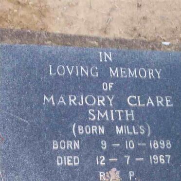 SMITH Marjory Clare nee MILLS 1898-1967