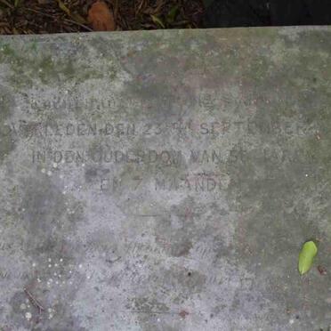 SCHEEPERS Coenraad Frederik -1871