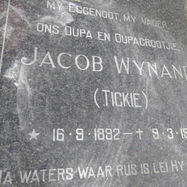 ? Jacob Wynand 1892-1973 &amp; Martha Sophia VAN HEERDEN 1891-1977