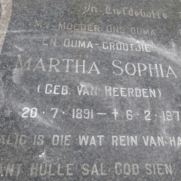 VENTER Jacob Wynand 1892-1973 &amp; Martha Sophia VAN HEERDEN 1891-1977