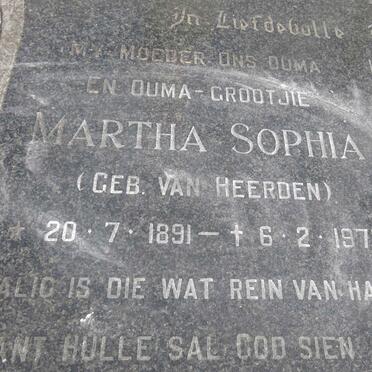 VENTER Jacob Wynand 1892-1973 &amp; Martha Sophia VAN HEERDEN 1891-1977
