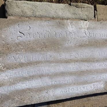 ADAMS William Elford -1856