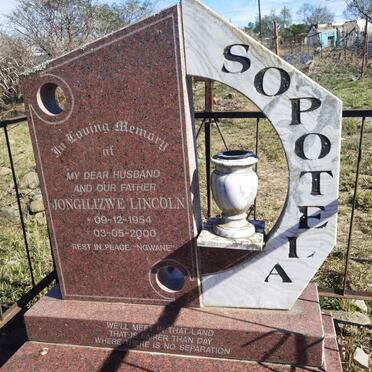 SOPOTELA Jongilizwe Lincoln 1954-2000