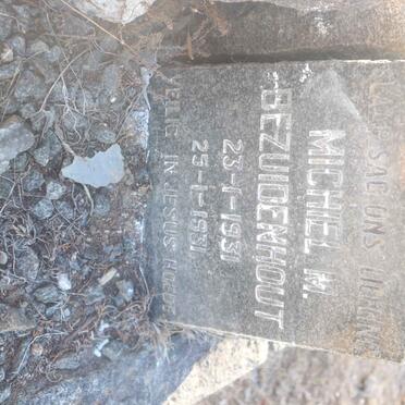 BEZUIDENHOUT Michiel M. 1931-1931