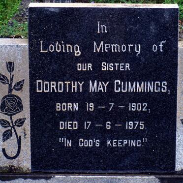CUMMINGS Dorothy May 1902-1975