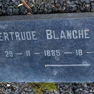 GRAHAM Gertrude Blanche 1885-1968
