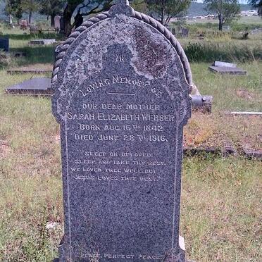 WEBBER Sarah Elizabeth 1842-1916