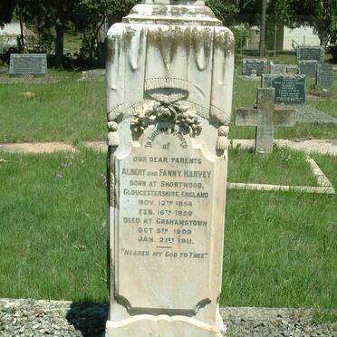 HARVEY Albert 1854-1909 &amp;  Fanny 1859-1911